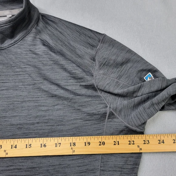 Kuhl 1/4 Zip Shirt Mens Size XL Gray Pullover Long Sleeve Outdoor Hike Mountain - Picture 5 of 10